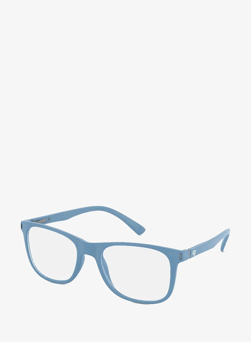 Woggles Noir Blue Square Computer Glasses