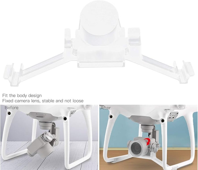 مشبك قفل كروي بلاستيكي شفاف لحامل الكاميرا العالمي لطائرة 4 برو الدرون - Image 5