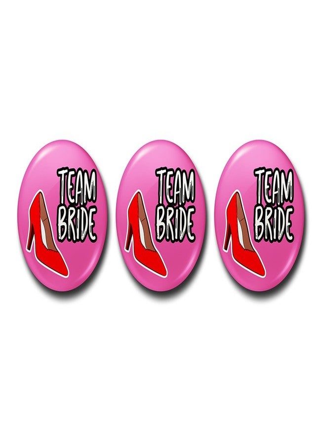 AlterEgo Team Bride Pin Badges (Pack of 3) - Image 1