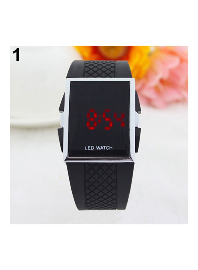 NIBEMINENT LED Digital Display Square Case Wrist Watch - Image 2