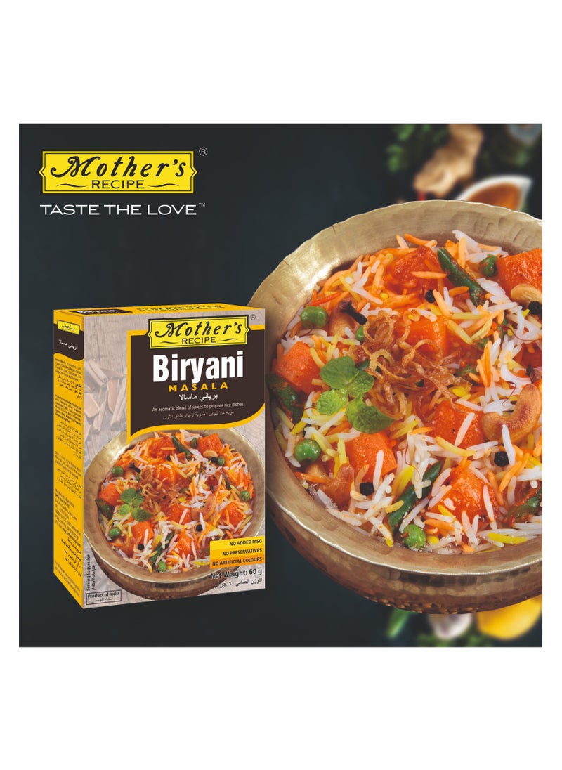 Mothers Recipe Biryani Masala 60g  - Image 3