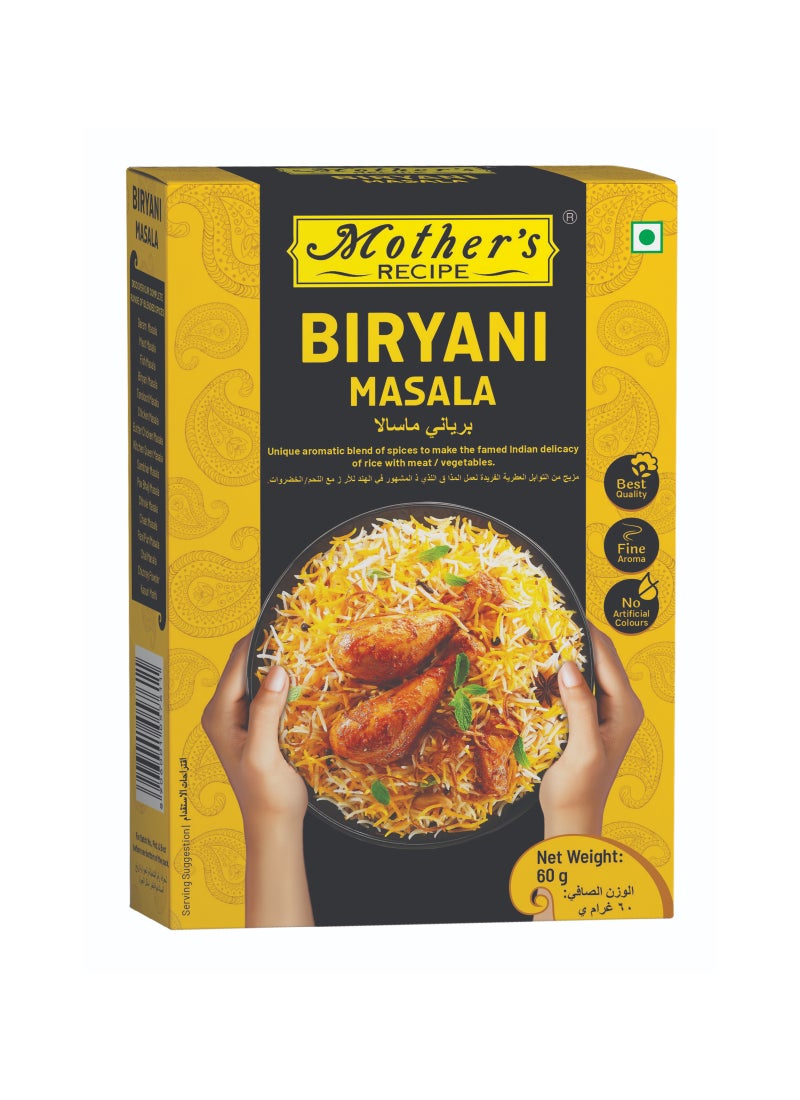 Mothers Recipe Biryani Masala 60g - Image 1