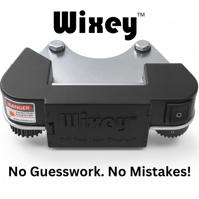 Wixey ويكسي WL133 ليزر كروس هير لآلة الحفر - دليل آلة حفر محمول سهل الاستخدام وطويل الأمد - أداة محاذاة ليزر دقيقة رفيعة - آلة حفر مثالية للإعداد الدقيق حيثما دعت الحاجة - Image 5