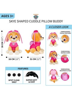Franco Paw Patrol Skye Kids Bedding Super Soft Plush Cuddle Pillow Buddy One Size (Official) Nickelodeon Product By Franco  - Image 5