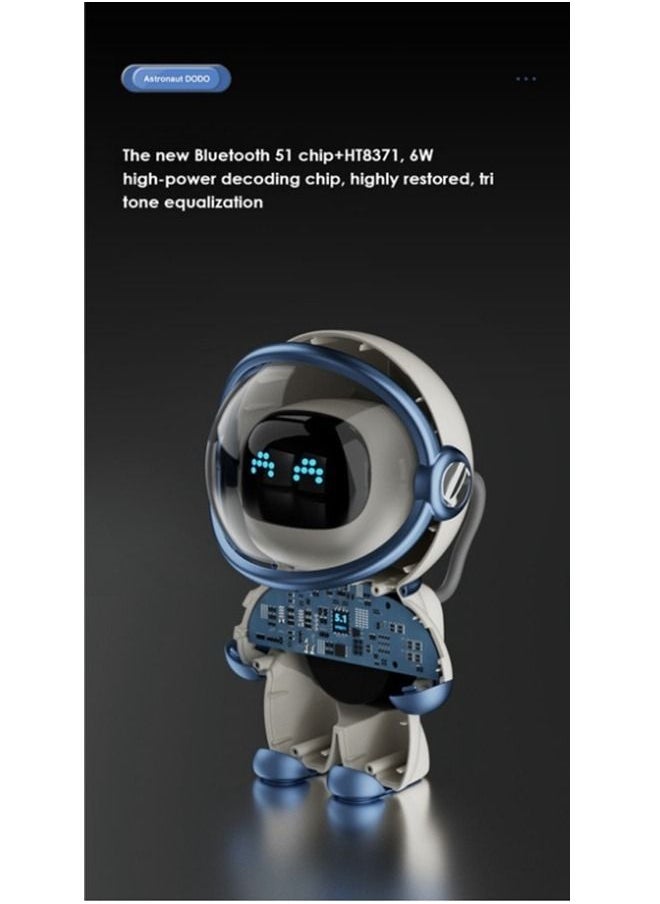 Generic - Bluetooth Smart Ai Interactive Audio Clock Alarm Clock Creative Atmosphere Night Lights Computer Speaker Gift home - Image 1