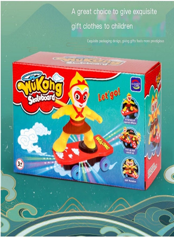 wukong حيلة سكوتر أداء لعبة ، لعبة طفل أداء السيارة  - Image 5