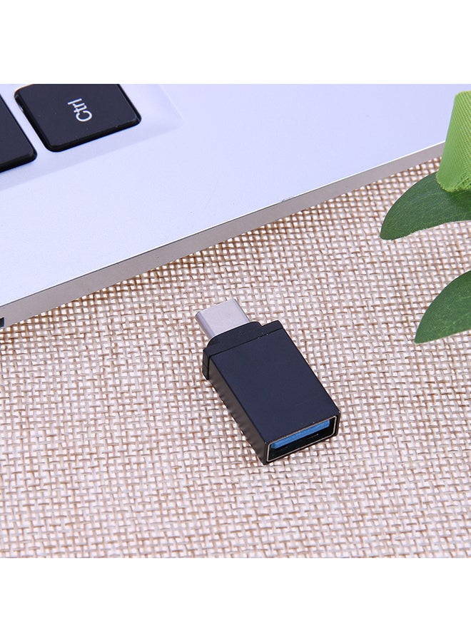 USB 3.1 Type-C To USB 3.0 OTG Converter Adapter Black - Image 3