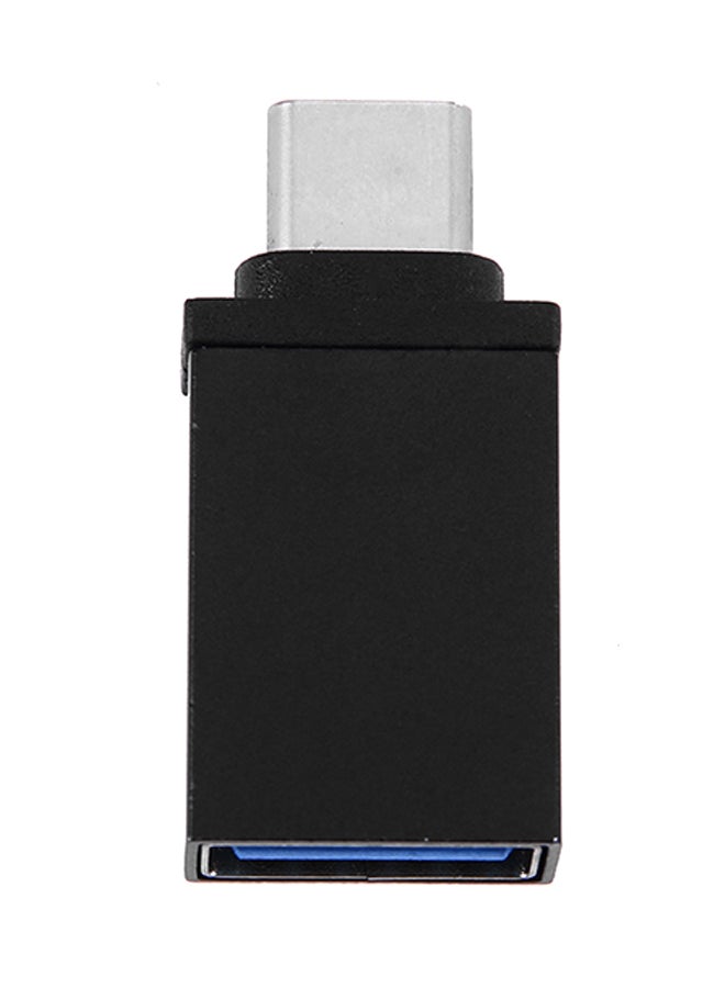 USB 3.1 Type-C To USB 3.0 OTG Converter Adapter Black - Image 1