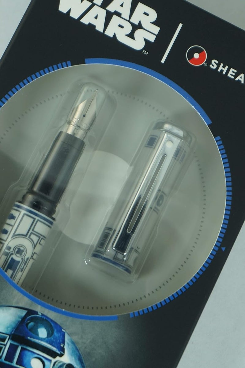Sheaffer Star Wars R2D2 with R2D2 themed design and authentic character details Polished appointments Medium Stainless Steel nib Fountain Pen - Image 5