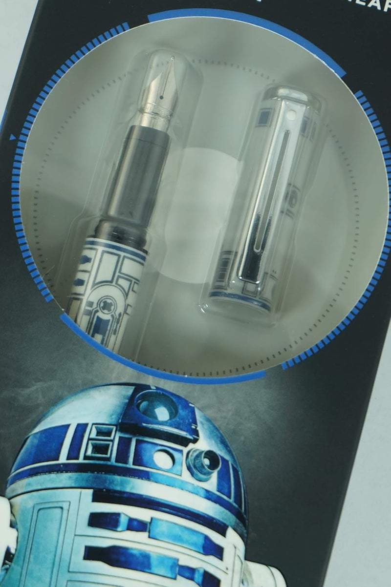 Sheaffer Star Wars R2D2 with R2D2 themed design and authentic character details Polished appointments Medium Stainless Steel nib Fountain Pen - Image 3