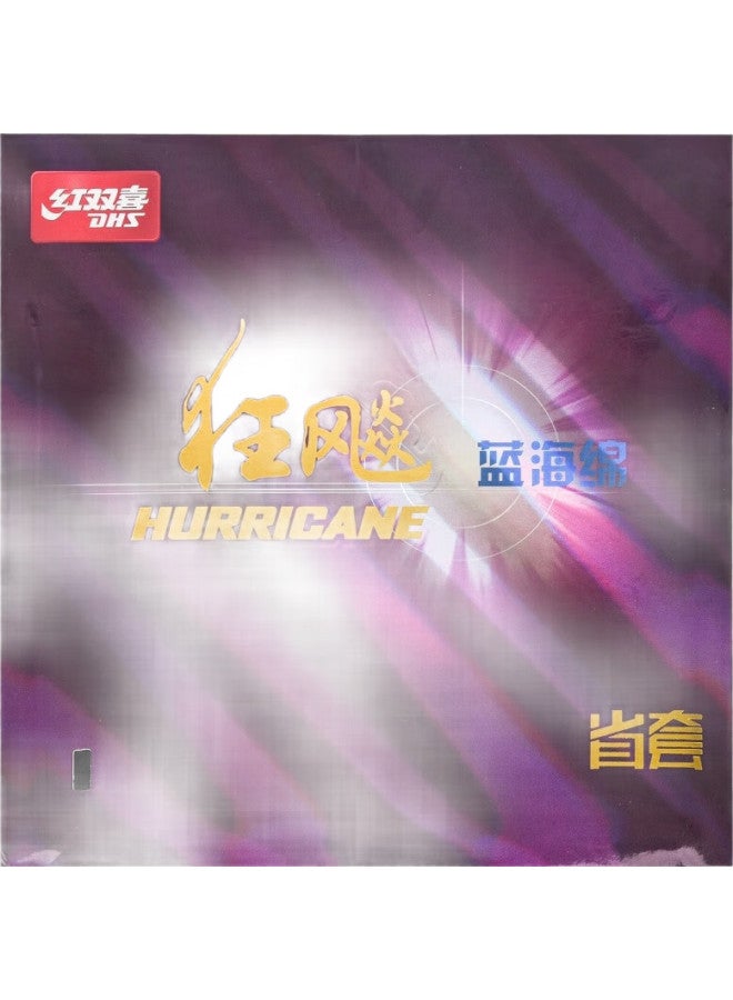 DHS (Double Happiness) Blue Sponge Provincial Set Kuangbiao 3 Provincial Kuang Table Tennis Racket Rubber, Inverted Rubber Set, Black, 40 Degrees, 2.2 - Image 3