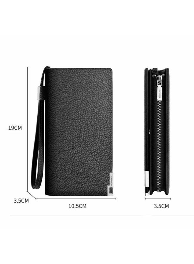 Mark Fairwhale New Zipper Multi Card Large Capacity Leather Wallet  - Image 2