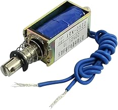 uxcell uxcell A14032200ux0084 Push Pull Type Eelectric Electromagnet Solenoid, DC 12V, 5N Force, 10 mm  - Image 1