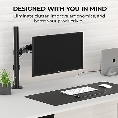 HumanCentric VESA Mount Adapter Compatible with LG Monitors 24MP58VQ, 24MP58VQ-P, 24MP59HT, 24MP59HT-P, and 24MP60VQ, Mounts Monitor to VESA Stand, Arm or Desk Mount with 75x75 or 100x100 mm Pattern - Image 4