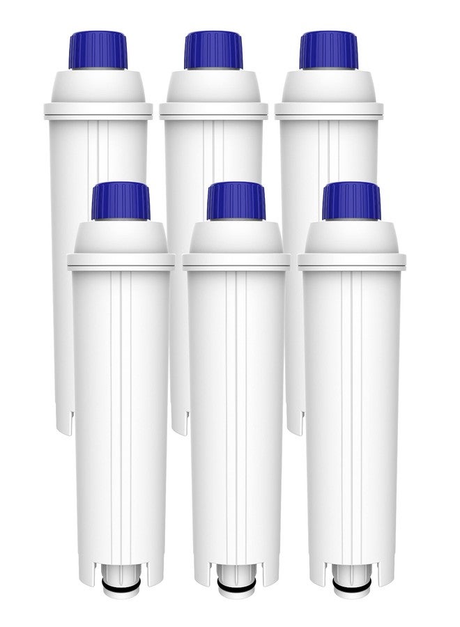 Maxblue DLS C002 Coffee Filter, Replacement for De'Longhi® Magnifica Evo Water Filter, De'Longhi® Filter, ECAM/ETAM/EPAM Series, TÜV SÜD Certified, 6 Pack - Image 1