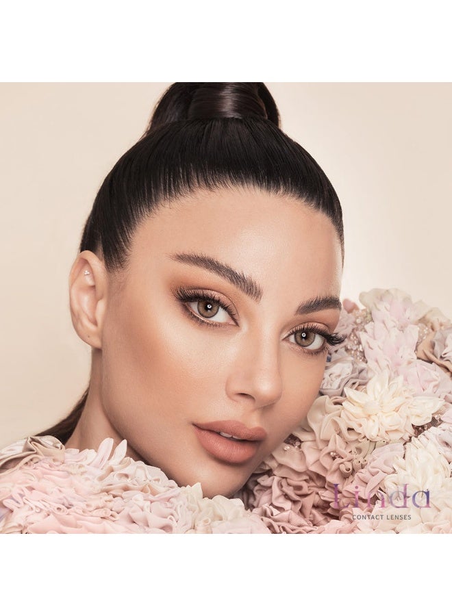 Linda Lenses Linda Monthly Contact Lenses Sunstone (pack of 2) - Image 2