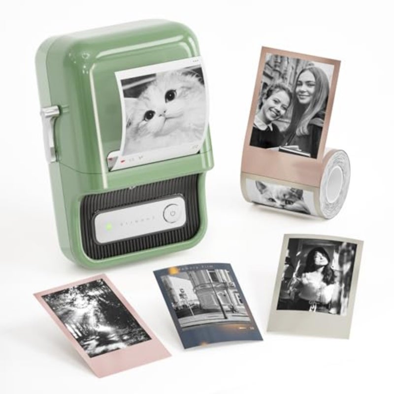 B21 Pro Upgraded Label Maker, 300DPI, Fun APP, Portable Label Printer, Bluetooth Sticker Printer for Organization, Price, Logo, Scrapbook - Image 1