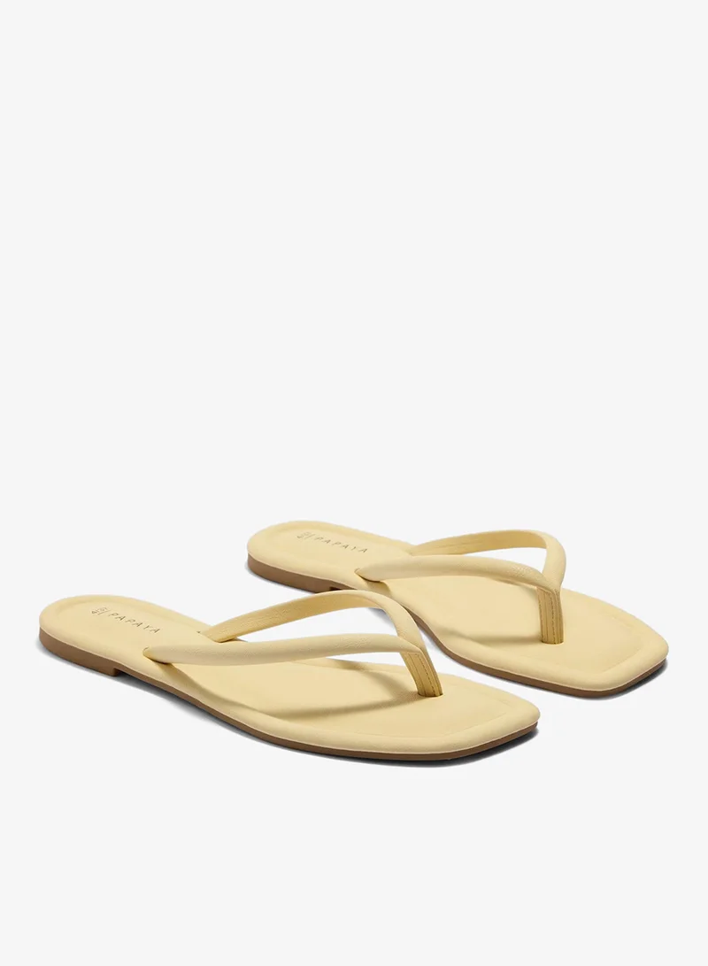 ماتلان Yellow Toe Post Sandals