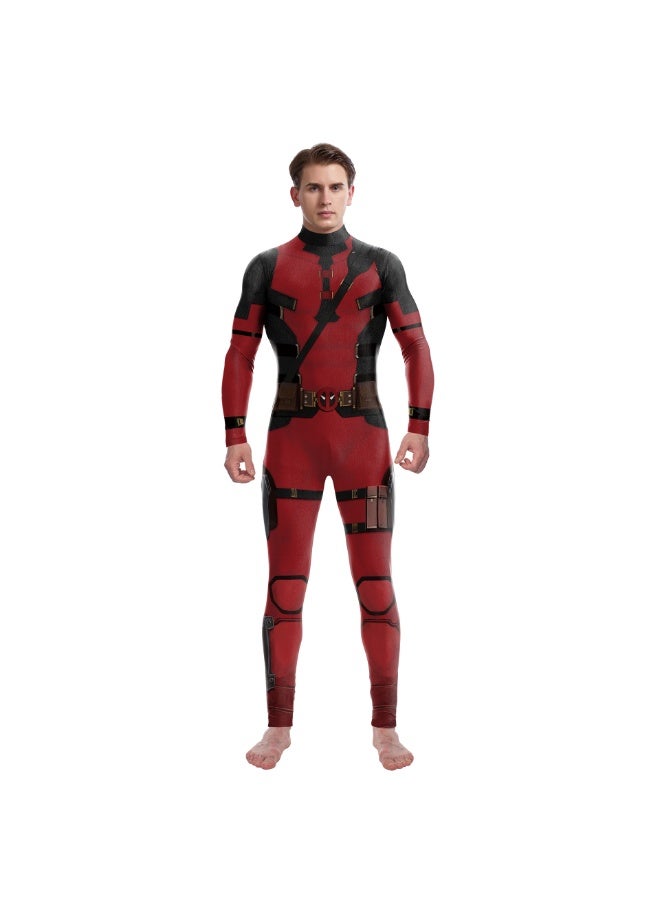 general Deadpool cos cosplay suit one-piece printed tights - Image 1