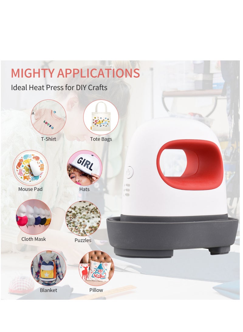 Generic Mini Heat Press Machine T-Shirt Printing Easy Heating Transfer Press Iron Machines - Image 3