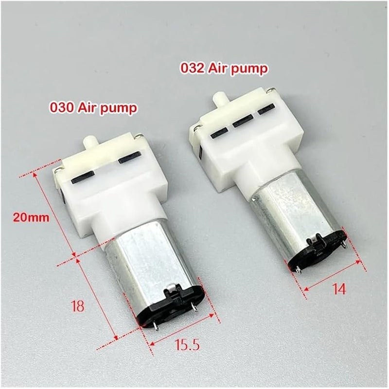 DC 3V 3.7V مضخة هواء حجابية صغيرة لحوض الأسماك منفاخ مفتاح تحكم بدء إلكتروني - Image 5