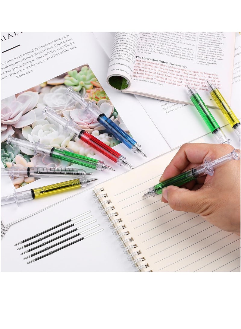 phomemo 12 Pack Multi-Color Syringe PenRetractable, Fun Multi Color Novelty Pen for Nurses, Nursing Student School Supplies - Image 4