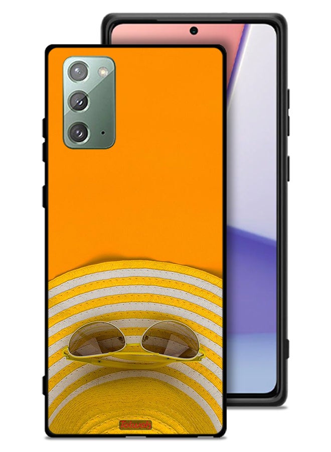 Tolwak Samsung Galaxy Note 20 Protective Case Cover Glasses Hat - Image 1