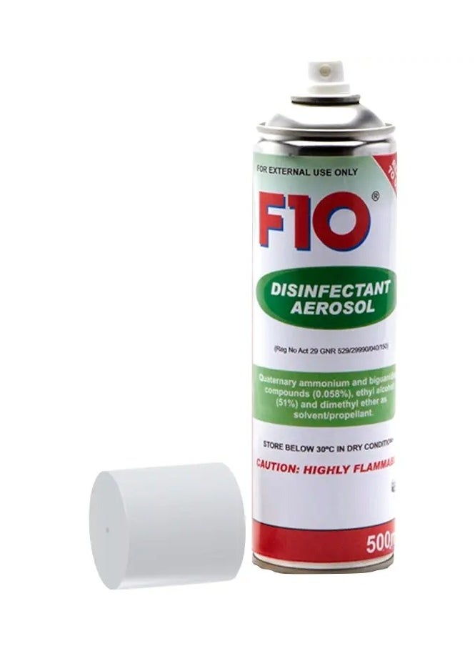 اف 10 F10 DISINFECTANT AEROSOL SPRAY 500 ML 
