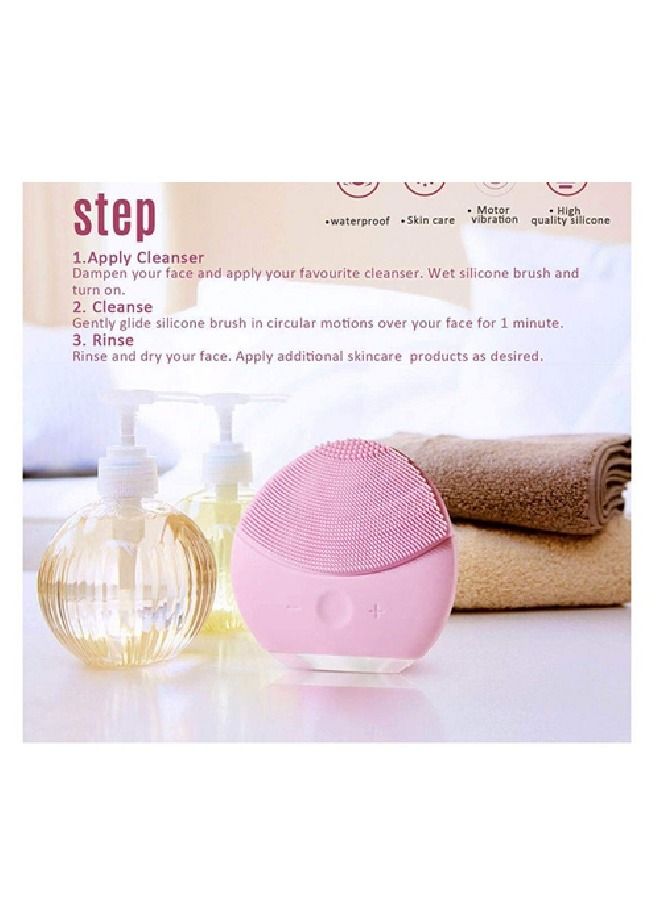 Handaiyan A set of 25 hyaluronic acid masks to moisturize and re-balance the lipids of the face with a gift of cleaning tool in pink color - Image 3