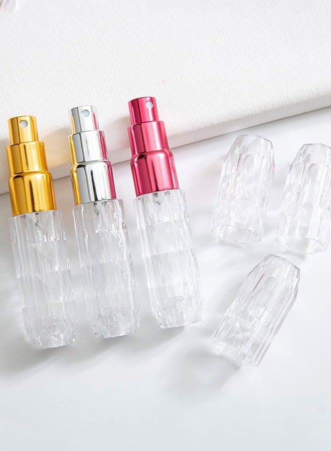 زجاجة عطر صغيرة محمولة قابلة لإعادة الملء قابلة لإعادة التعبئة للسفر مكونة من 3 قطع - Image 2