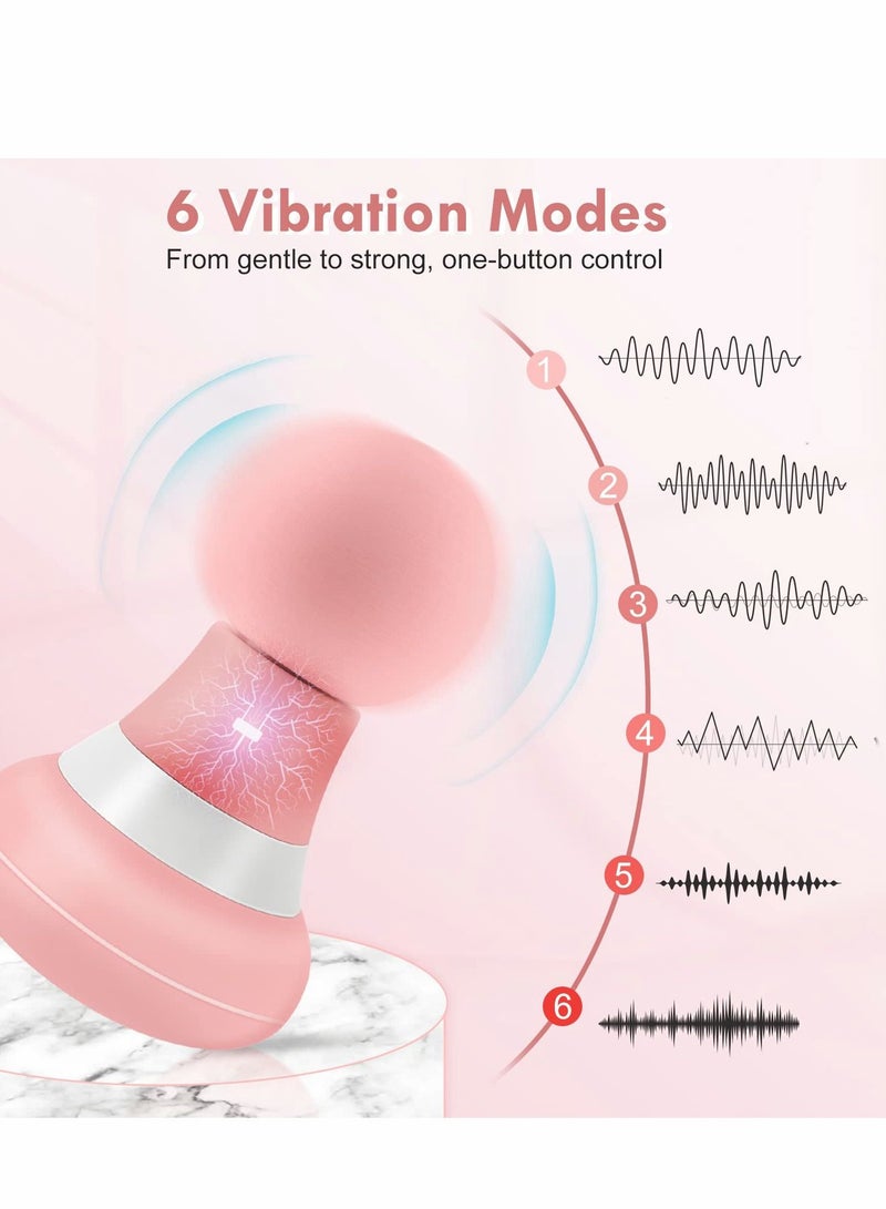 XiuWoo Mini Portable Electric Full Body Massager, Handheld Back USB Rechargeable, 6 Vibration Modes - Image 3