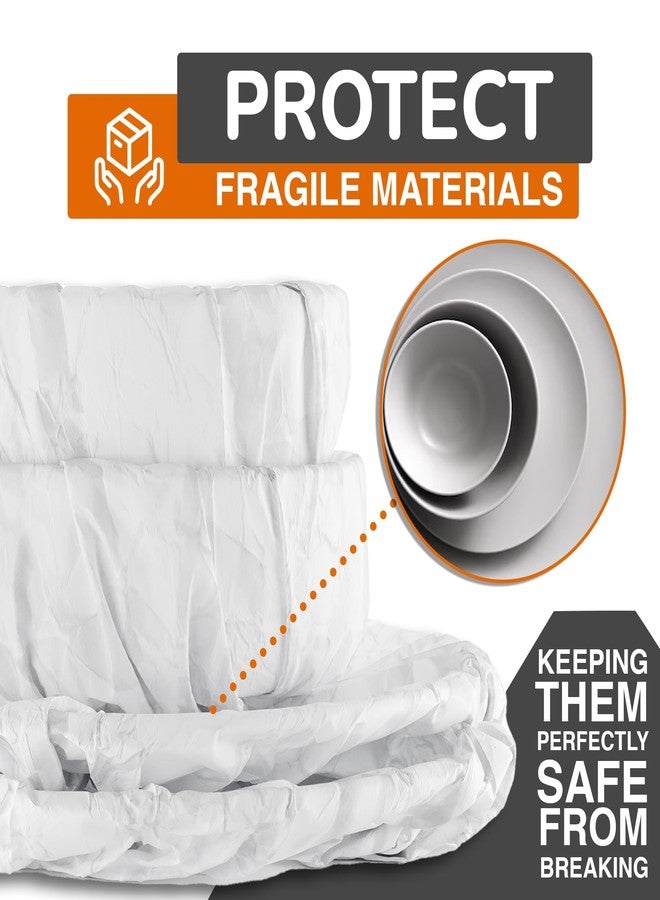 Crown Display White Tissue Paper for Gift Bags White Tissue Paper Bulk 17 GSM - 960 Sheets 15" X 20" 10lb Newsprint for Packing, Birthday Gift Box Filler, Packing Supplies for Moving Supplies - Image 4