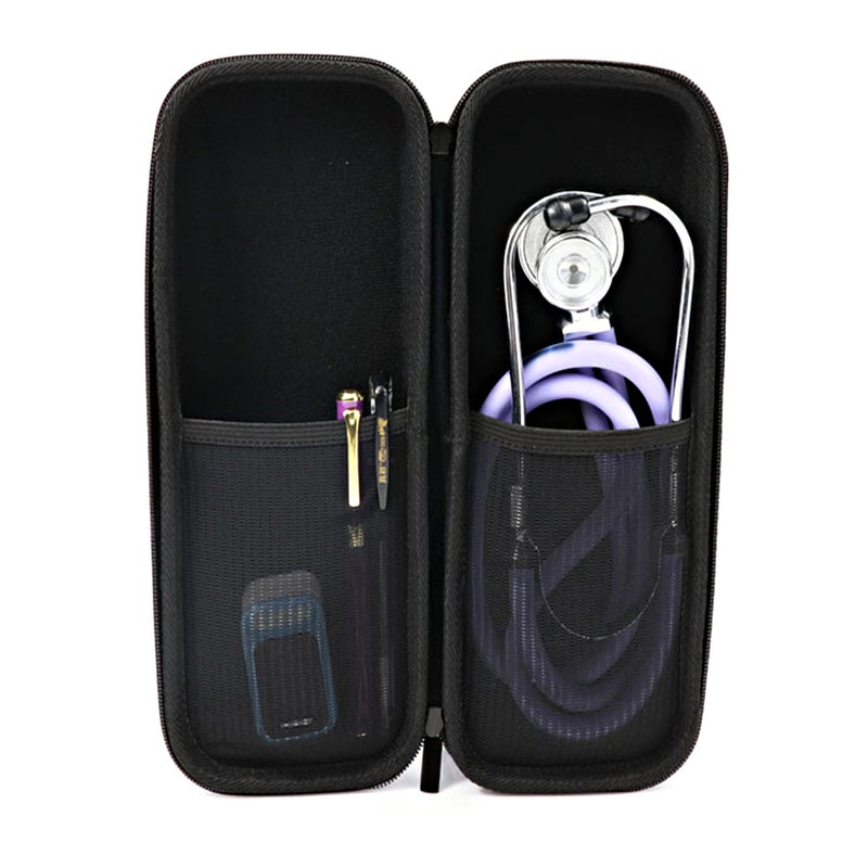 Simple Shockproof Stethoscope Storage Bag EVA Portable Stethoscope Organizer BoxBlack - Image 2