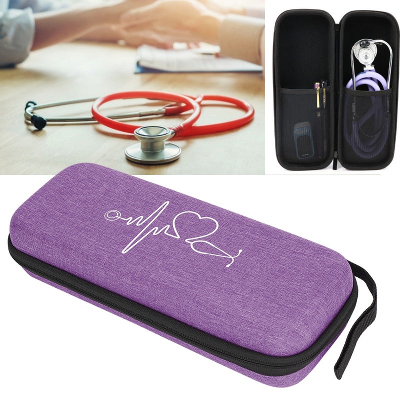 Simple Shockproof Stethoscope Storage Bag EVA Portable Stethoscope Organizer BoxBlack - Image 5