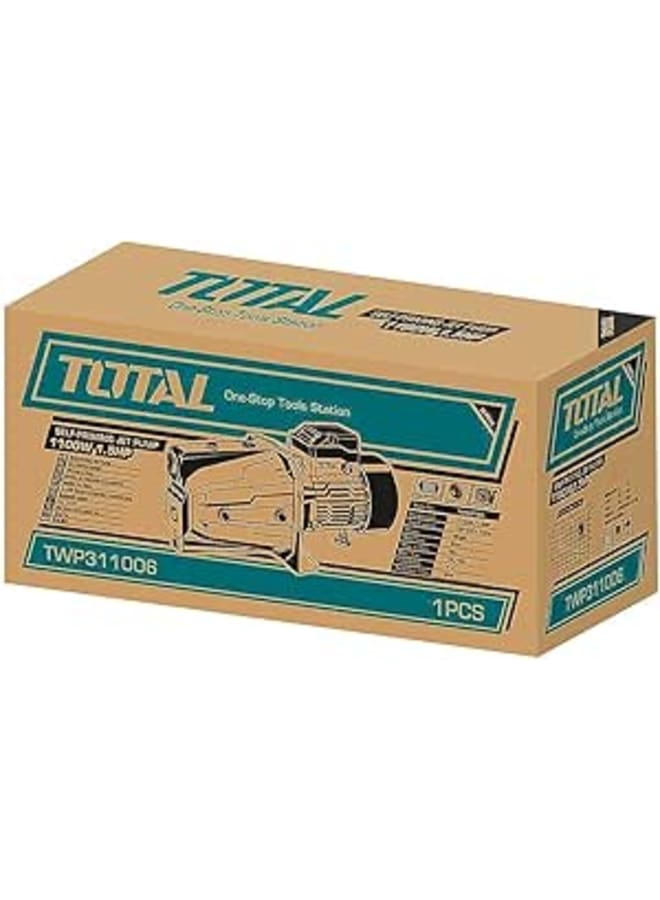 Total Tools Self Priming Jet Pump 1100 W TWP311006