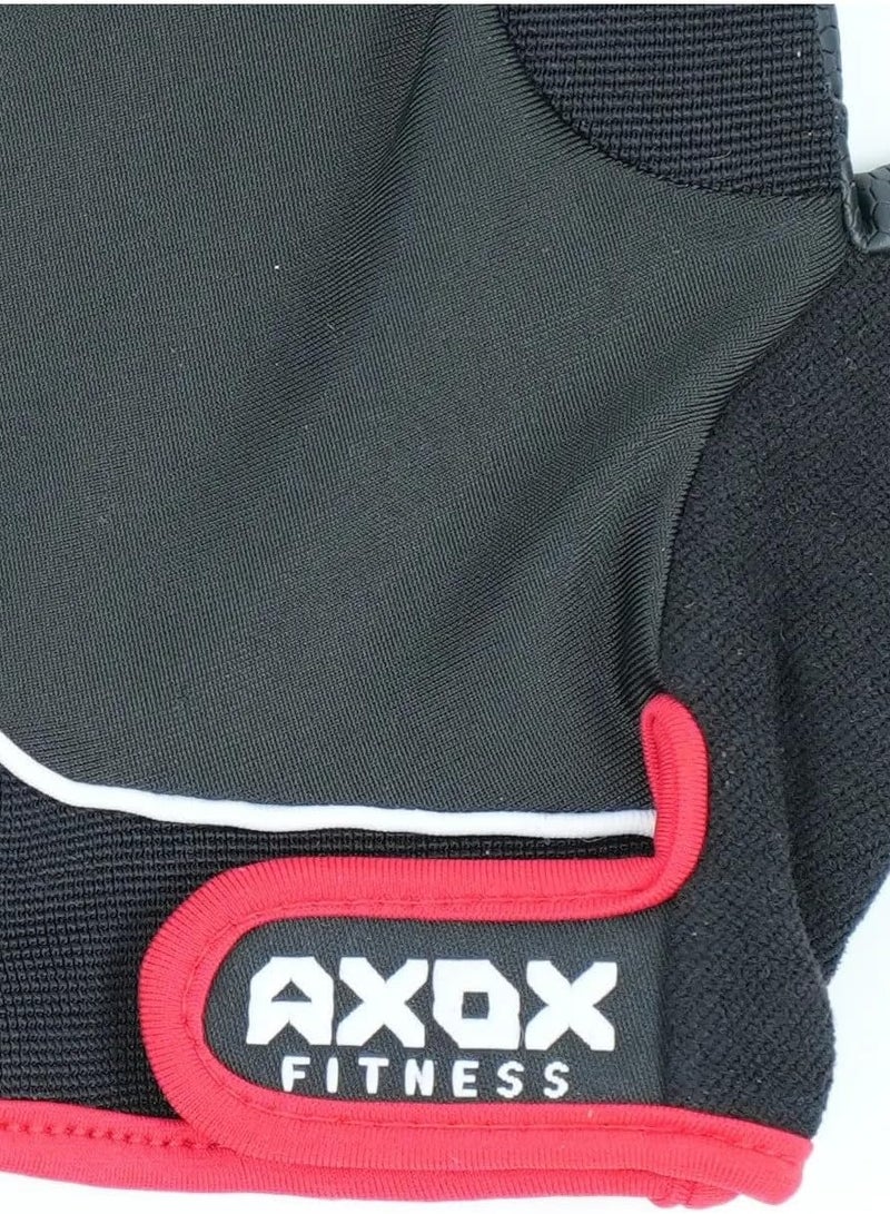 AXOX Fitness Leather Fitness Gloves - Image 4