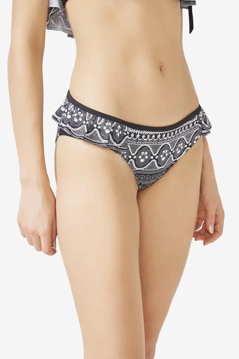 بنتي PENTI Monochrome Side Bikini Bottom