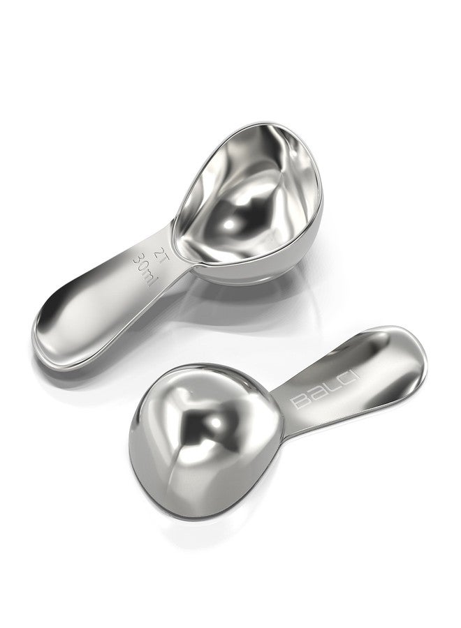 BALCI - Stainless Steel Coffee Scoop (2 Tablespoon Scoop) Exact Measuring Spoon for Coffee, Tea, Sugar, Flour and More! … - Image 4