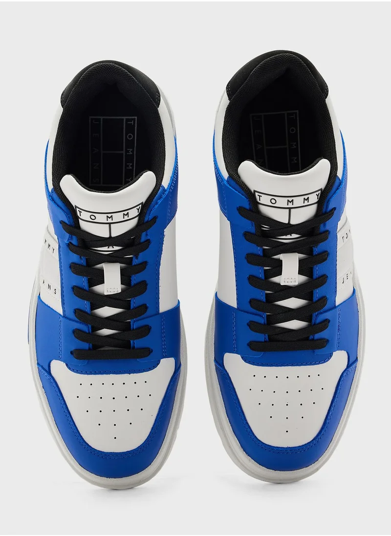 TOMMY JEANS Logo Print Low Top Sneakers
