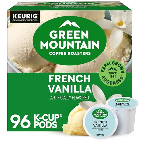Green Mountain Coffee Roasters French Vanilla Coffee Keurig SingleServe KCup pods Light Roast 96 Count - Image 1
