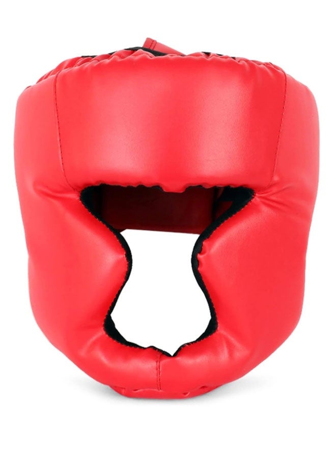 Generic Kickboxing Head Gear for MMA Training soft and Adults/Kids comfortable Sparring Martial Arts Boxing Kickboxing, Sparring, Martial Arts, Karate, Taekwondo,Muay Thai Helmet（red）  - Image 1