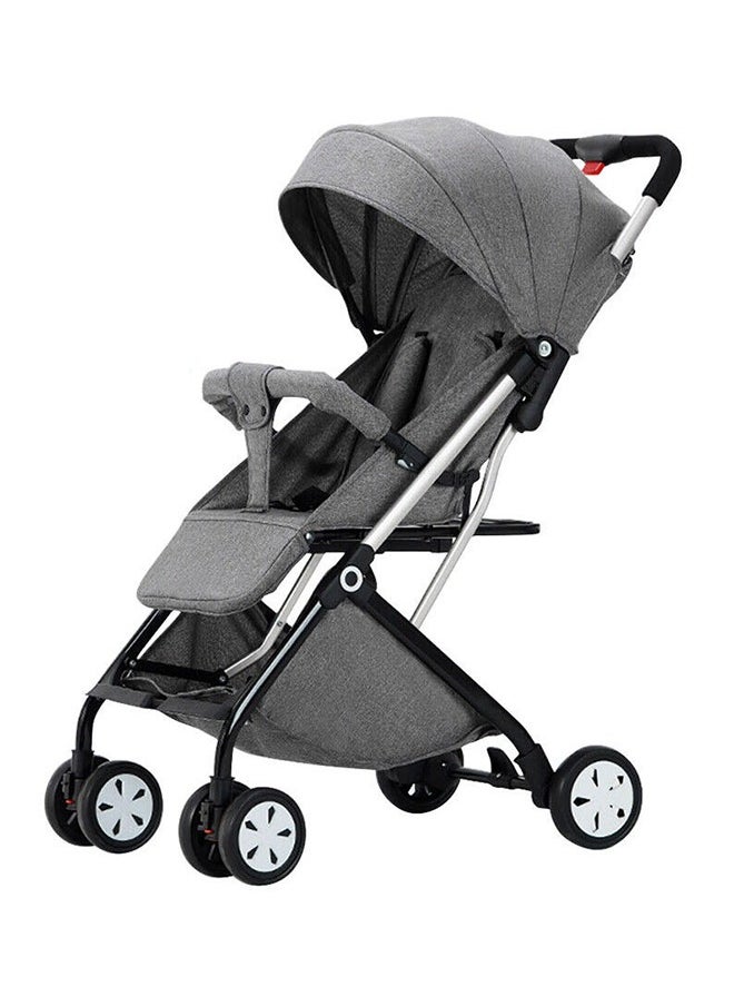 MissTiara Anbeini Baby Stroller, 2 in1 Lightweight Toddler Travel Stroller for Airplane,Umbrella Stroller,High Landscape Bassinet Pram for Infant & Toddler,5-Point Harness,Adjustable Backrest,0-3years  - Image 2