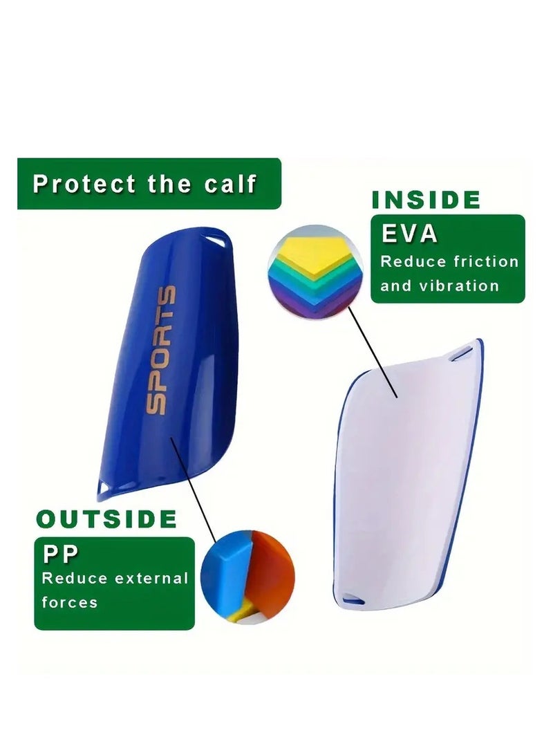 Spall 1pair Protective Soccer Shin Guards for Adults and Students - Reduce Injuries and Shock with Shin Pads for Football Training - Image 4