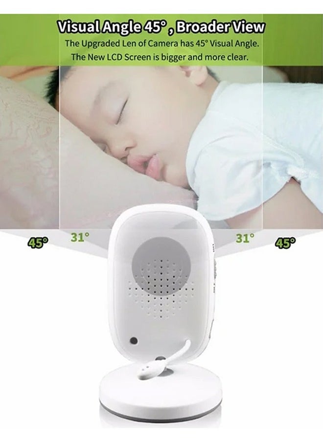 XiuWoo - 3.2inch LCD Display Wireless Babies Video Monitor With Night Vision Temperature Monitoring Two-Way Voice Intercom Baby Monitor Baby Safety - Image 1