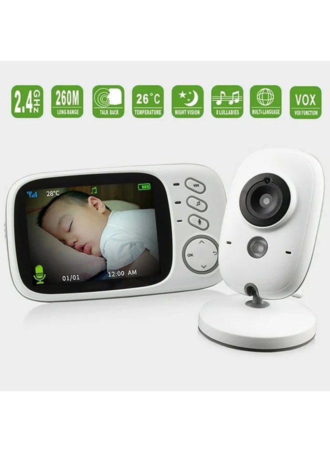 3.2inch LCD Display Wireless Babies Video Monitor With Night Vision Temperature Monitoring Two-Way Voice Intercom Baby Monitor Baby Safety - pzsku/Z5B54386716AB917EC4E7Z/45/_/1710318336/0304cdab-2429-4490-a14e-4cf0c1c969ae