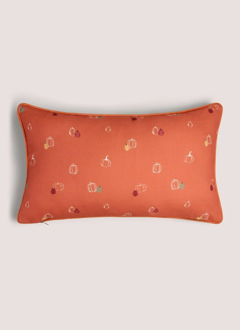 Matalan Pumpkin Character Cushion Orange