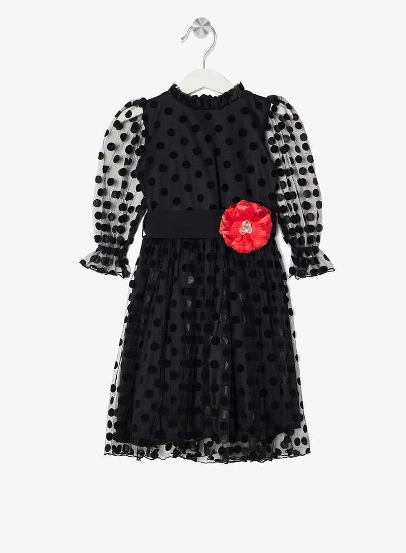 ليتل جولدن ابل فستان منقط صغير