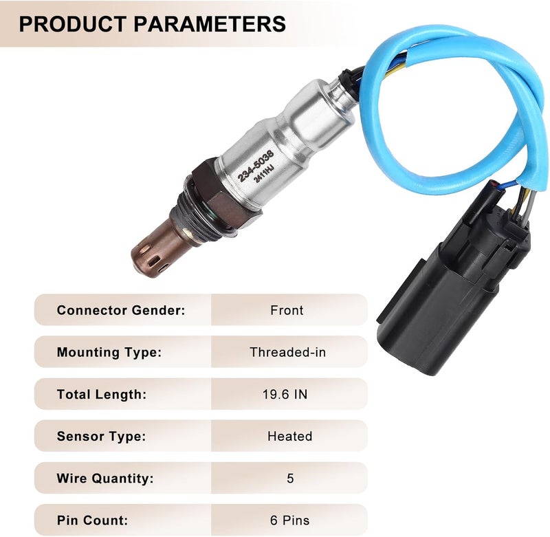 BLPextrm Oxygen Sensor Upstream 234-5038 for Ford, Lincoln, Mazda, Mercury (2010-2016) - Image 4