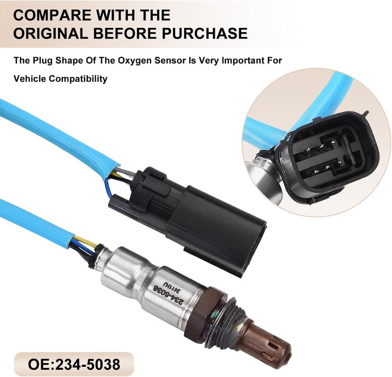 BLPextrm Oxygen Sensor Upstream 234-5038 for Ford, Lincoln, Mazda, Mercury (2010-2016) - Image 5