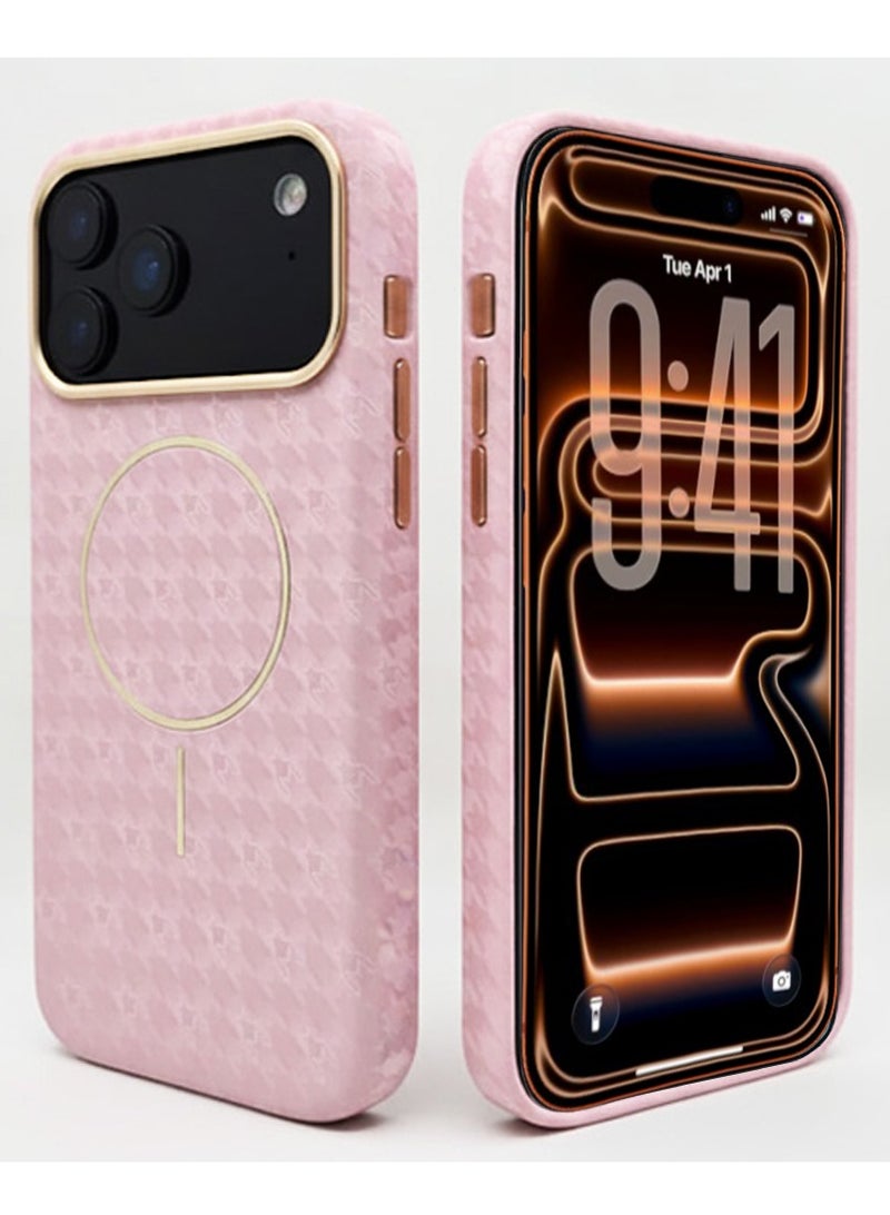 BlueFire Premium MagSafe PU Leather Case for iPhone 17 Pro Max: Slim & Elegant Shockproof Magnetic Cover with Full Wrapped Anti-Drop Protection & Seamless Wireless Charging Compatibility - Image 1